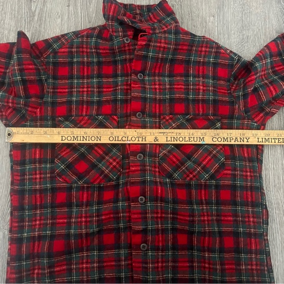Pendleton pure virgin wool plaid tartan button down shirt kids size M - Picture 10 of 13